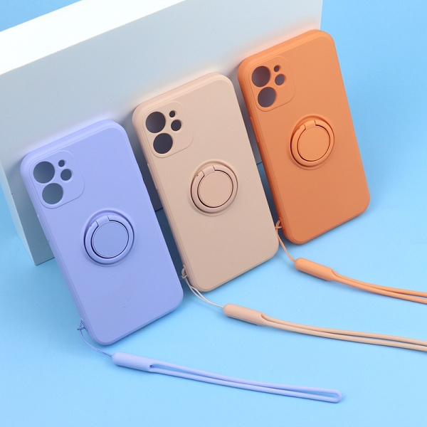 Beline Etui Silicone Ring iPhone 12 mini ocean blue