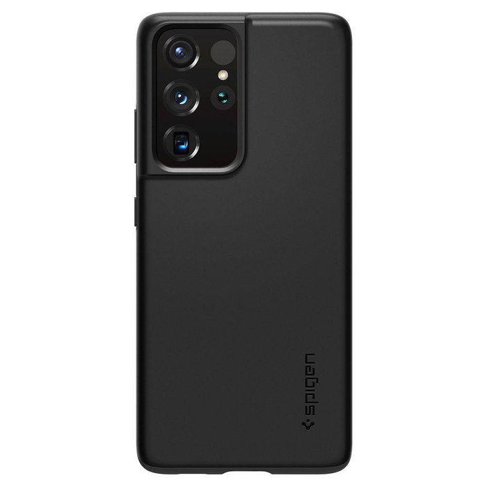 Etui SPIGEN Galaxy S21 Ultra Thin Fit Black Czarne Case