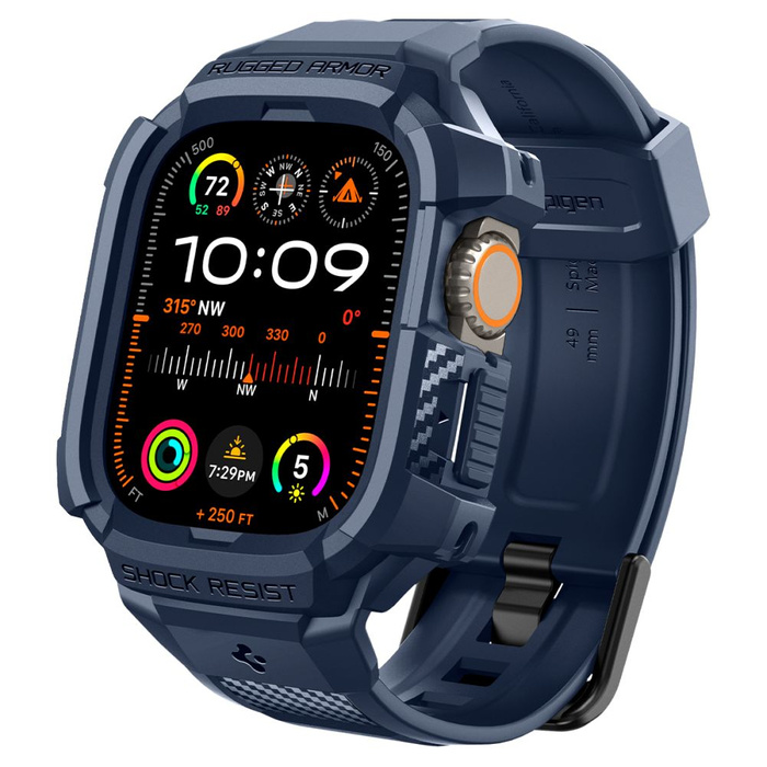 Pasek Spigen Rugged Armor ”pro” Apple Watch Ultra 1 / 2 (49 Mm) Navy Blue