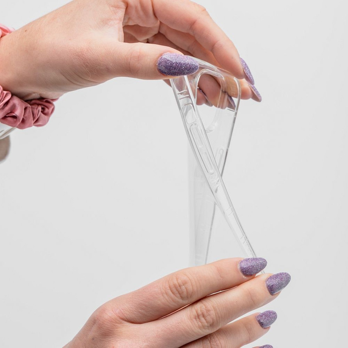 FORCELL F-PROTECT Long Lasting futerał do IPHONE 15 Plus transparentny