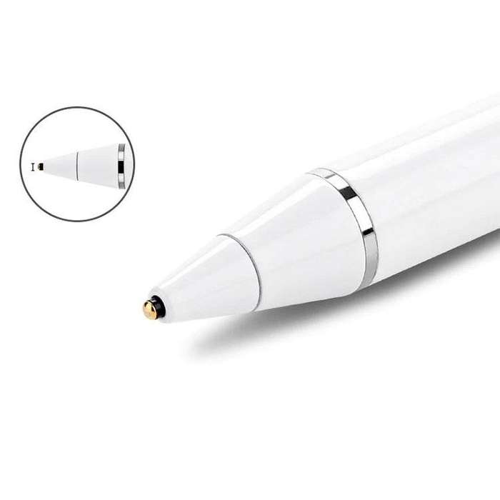 Cartinoe pojemnościowy rysik stylus pen do iPad z cienką końcówką 1,5 mm biały