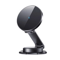 Uchwyt Joyroom JR-ZS408 magnetyczny z ładowarką indukcyjną 15W na kokpit samochodowy - czarny