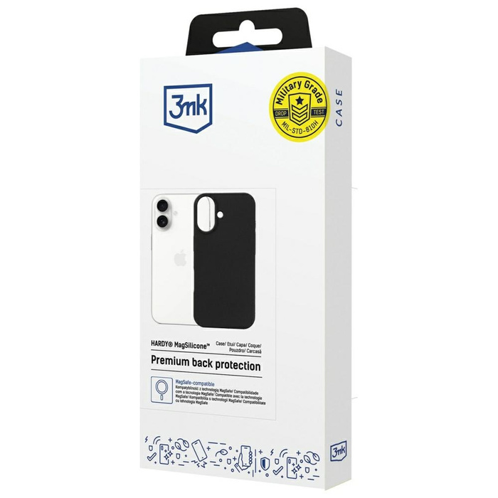 Etui 3MK iPhone 17 Hardy MagSilicone grafitowy