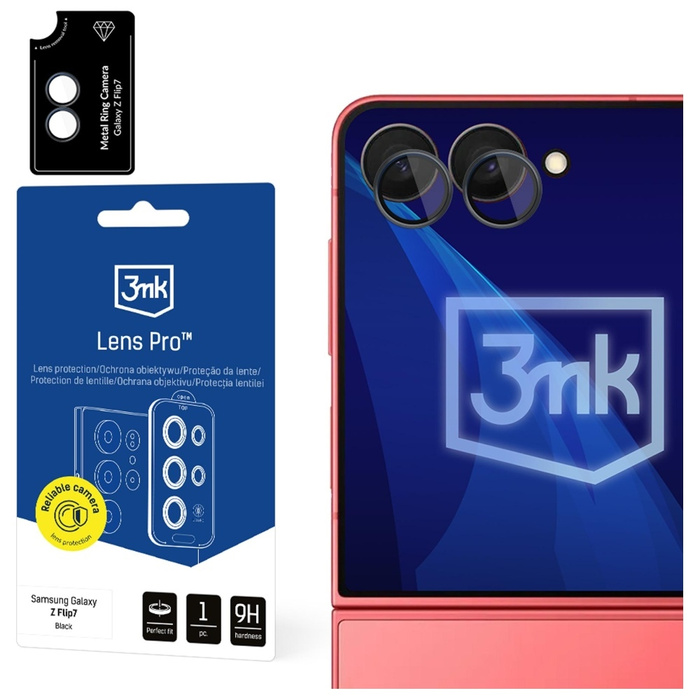 Samsung Galaxy Z Flip 7 - 3mk Lens Protection Pro Black