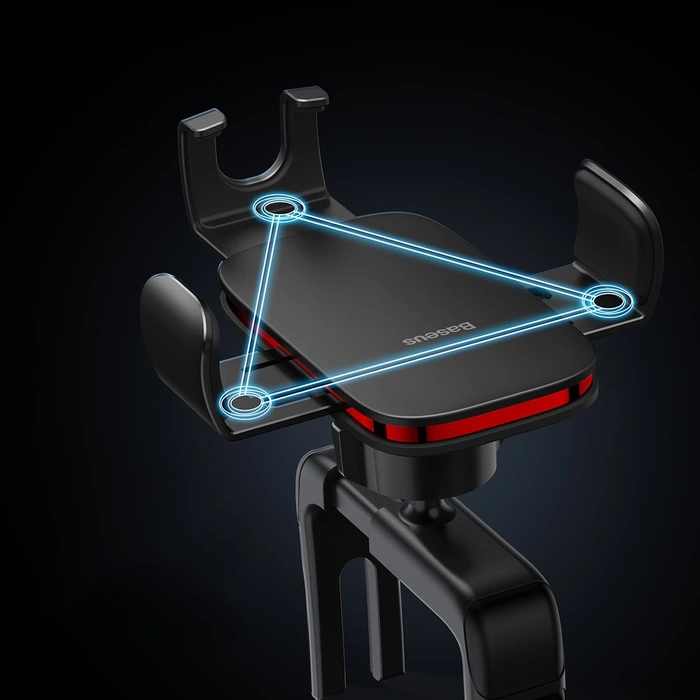 [PO ZWROCIE] Baseus Metal AgeⅡ uchwyt grawitacyjny do okrągłej kratki nawiewu samochodowego czarny (SUJS030001)