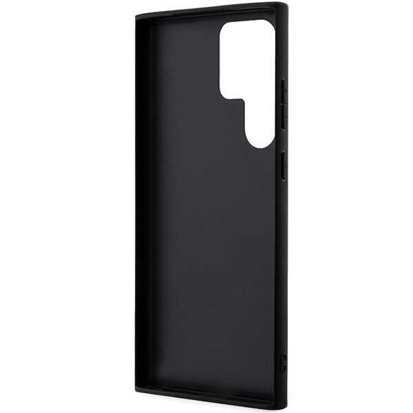 Etui Karl Lagerfeld KLHCS23LSAKLHPK S23 Ultra S918 hardcase czarny/black Saffiano Mono Metal Logo Case