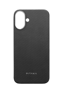 Pitaka Ultra-Slim Case, Black/Grey Twill -  iPhone 16