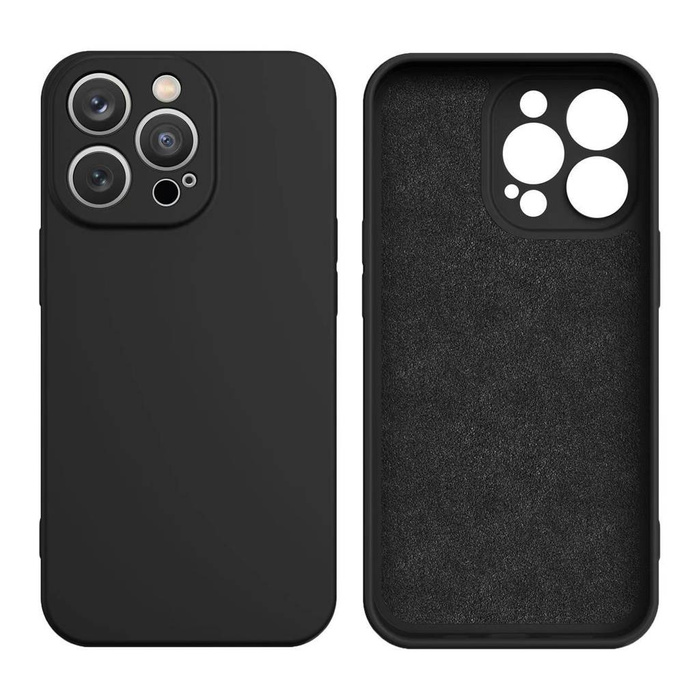 Silicone case etui Samsung Galaxy A34 5G silikonowy pokrowiec czarne