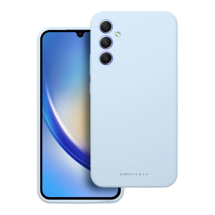 Futerał Roar Cloud-Skin - do Samsung Galaxy A34 5G Jasnoniebieski