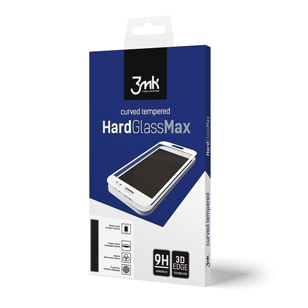 Szko Hartowane 3MK Samsung Galaxy S20 Ultra G988 Czarny HardGlass Max