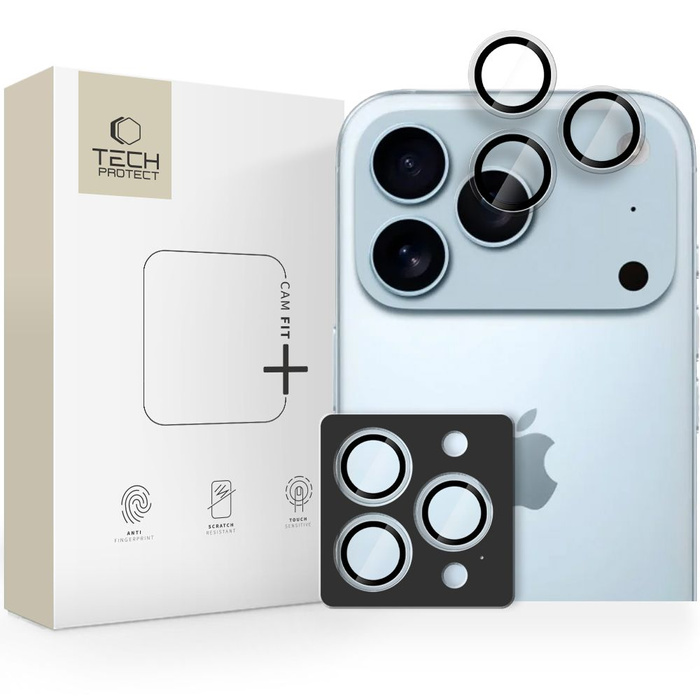 OSŁONA APARATU TECH-PROTECT CAMRING FIT+ IPHONE 14 PRO / MAX / 15 PRO / MAX / 16 PRO / MAX / 17 PRO / MAX CLEAR