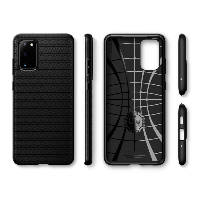 Etui SPIGEN Samsung Galaxy S20 Plus Liquid Air Matte Black Czarne Case