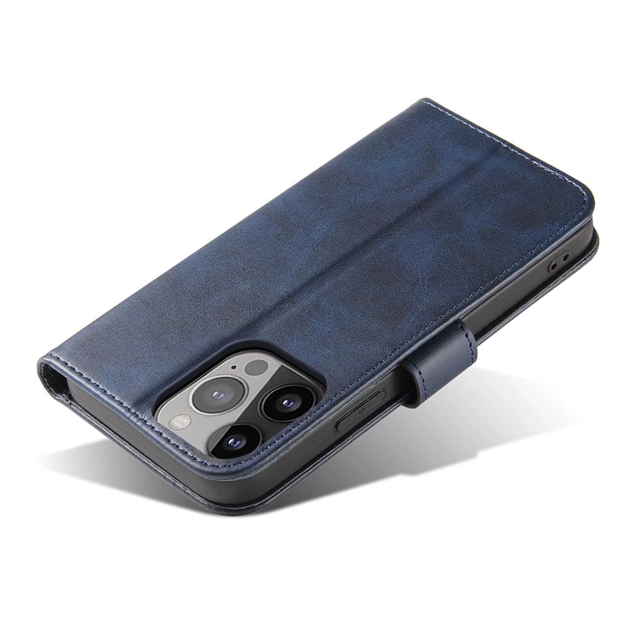 Etui Magnet Case do Samsung Galaxy S24 z klapką i portfelem - niebieskie