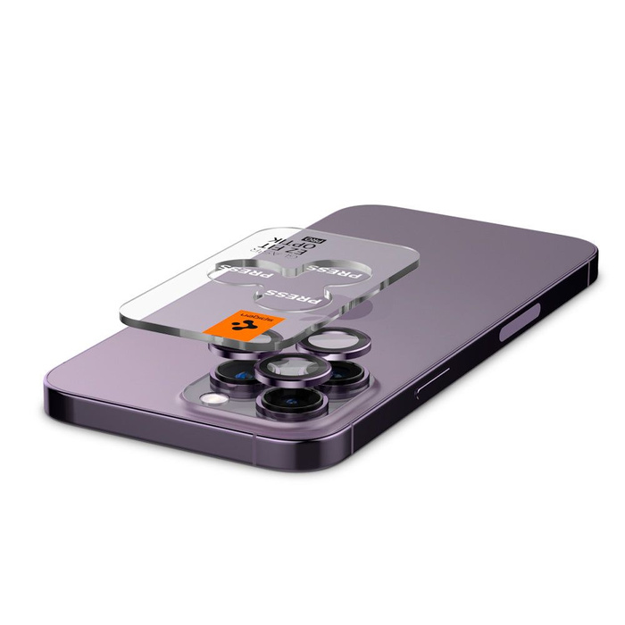OSŁONA APARATU SPIGEN OPTIK.TR ”EZ FIT” 2-PACK IPHONE 14 PRO / 14 PRO MAX DEEP PURPLE