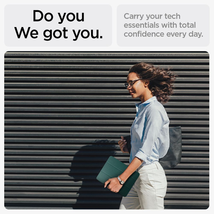 Etui Spigen Urban Fit iPad Air 10.9 4 / 5 / 2020-2022 / 6 7 / 2024-2025 Midnight Green Case