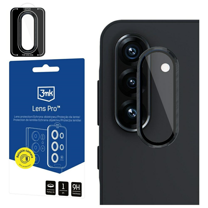 Szkło Hartowane Samsung Galaxy A36 5G - 3mk Lens Protection Pro Black