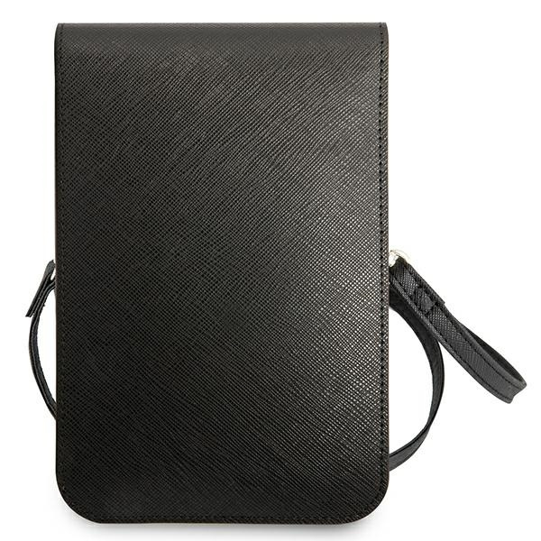 Torebka GUESS Saffiano Triangle Czarny