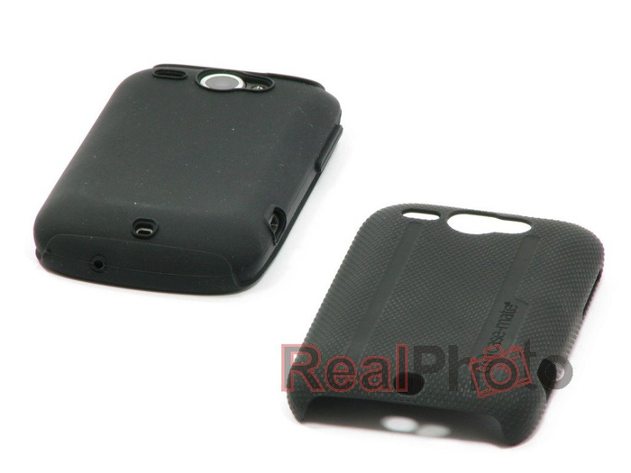 Etui CASE-MATE Tough Hybrid HTC Wildfire Hybryda Czarny