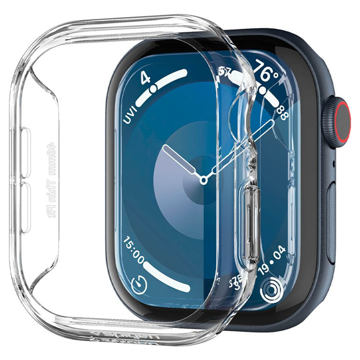 ETUI SPIGEN THIN FIT APPLE WATCH 10 (46 MM) CRYSTAL CLEAR