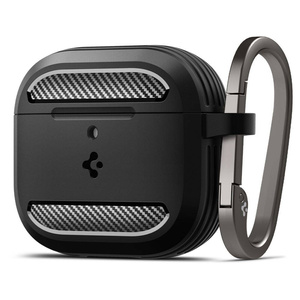 ETUI SPIGEN RUGGED ARMOR APPLE AIRPODS 4 MATTE BLACK