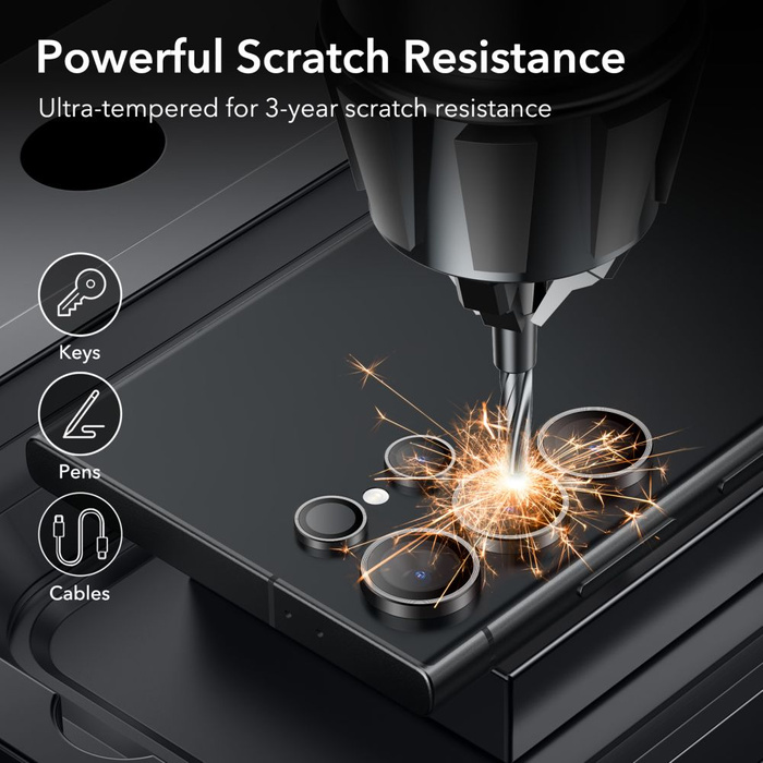 Osłona Aparatu Esr Camera Protector Samsung Galaxy S24 Ultra Black 