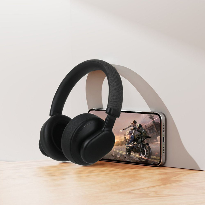 Słuchawki bezprzewodowe nauszne Forcell F-Audio Touch Beat ANC czarne