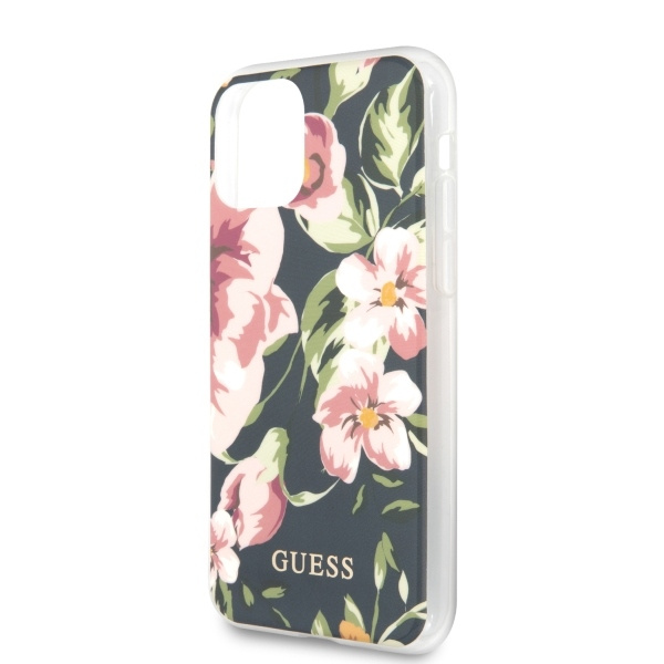 Etui GUESS Apple iPhone 11 Pro Max N°3 Flower Collection Granatowy Case