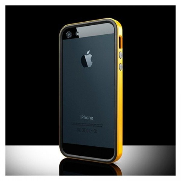 Etui SPIGEN iPhone 5 Neo Hybrid EX Slim Vivid Series Reventon Yellow Apple Futerał Case