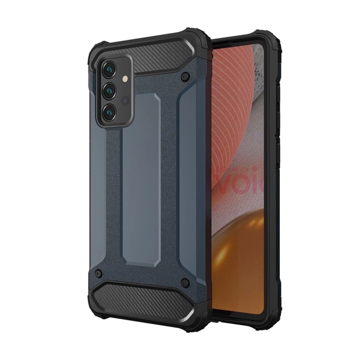 Etui Pancerne hybrydowe Hybrid Armor pokrowiec na Samsung Galaxy A36 - niebieskie