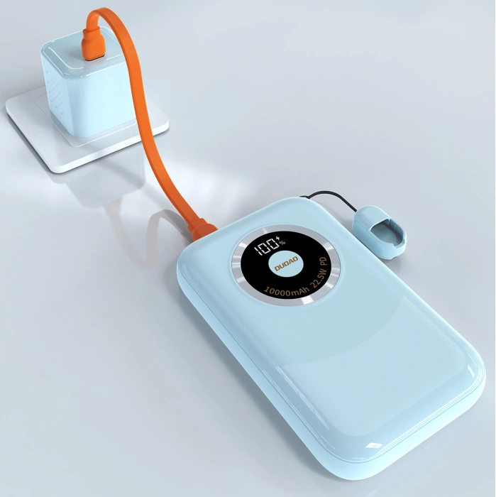 Powerbank Dudao K21 Mini 10000mAh 22.5W USB-A / USB-C - niebieski