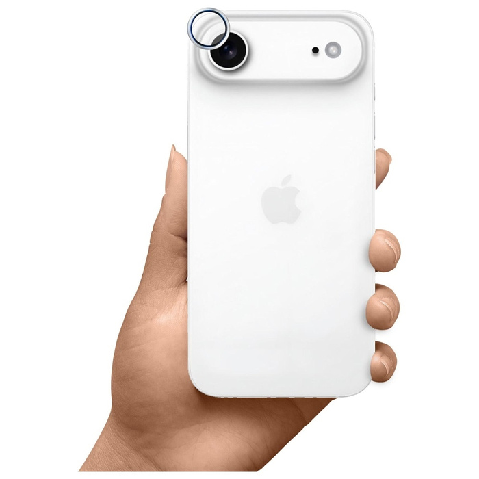 Ochrona na obiektyw aparatu 3MK iPhone 17 Air HARDY Lens Protection Pro Ssrebrny