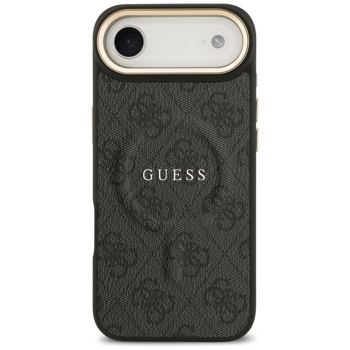 Etui Guess 4G PU Classic Logo MagSafe do iPhone 17 Air czarny
