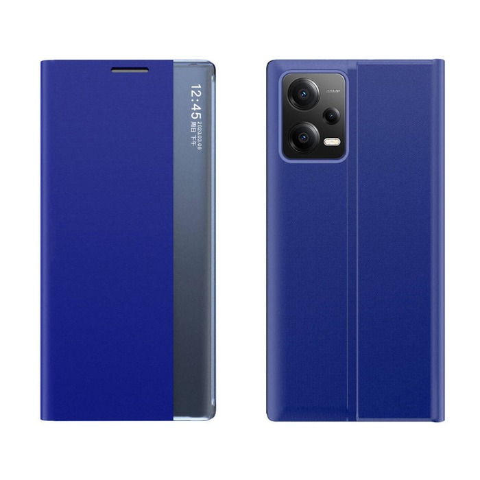 Etui New Sleep Case etui do Xiaomi Redmi Note 12 Pro+ pokrowiec z klapką podstawka niebieskie Case