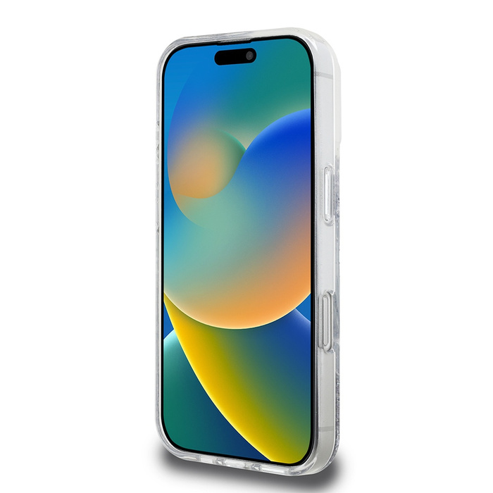 Guess GUHMP16XRGRGES iPhone 16 Pro Max    6.9" srebrny/silver hardcase Resin Gradient Glitter MagSafe