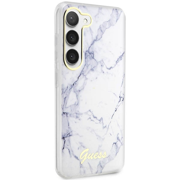 Etui Guess Guhcs23spcumah S23 S911 Biały/white Hardcase Marble Case