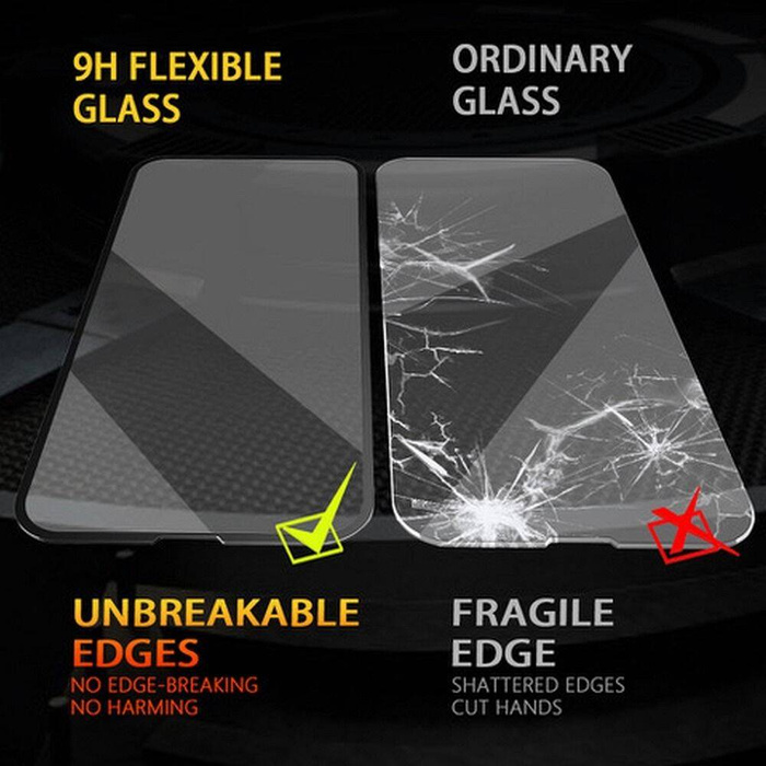 Szkło hybrydowe Bestsuit Flexible 5D Full Glue do Huawei P30 czarny