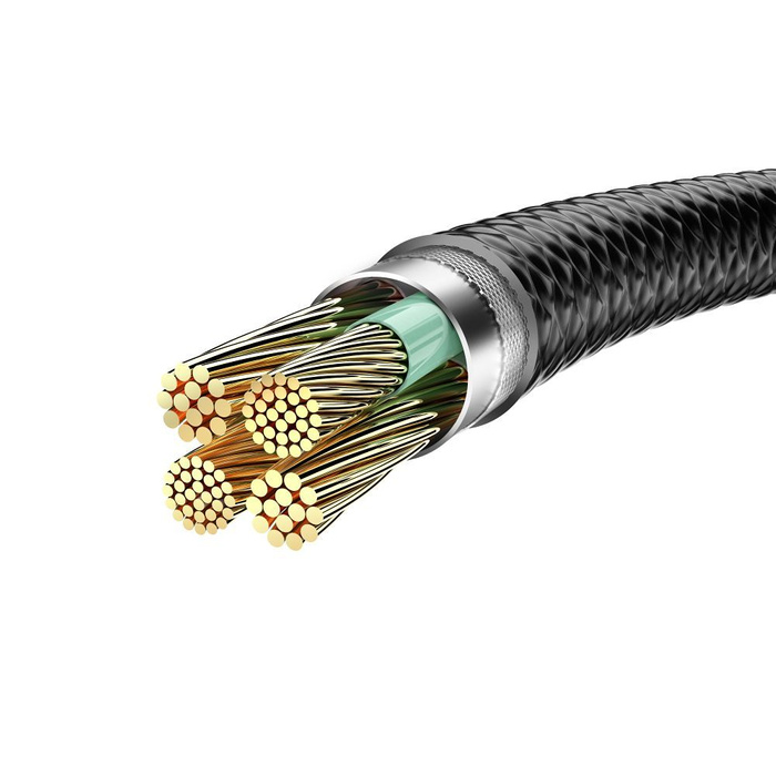 Kabel USB A do Lightning VEGER 2,4A V105 1,2 m czarny