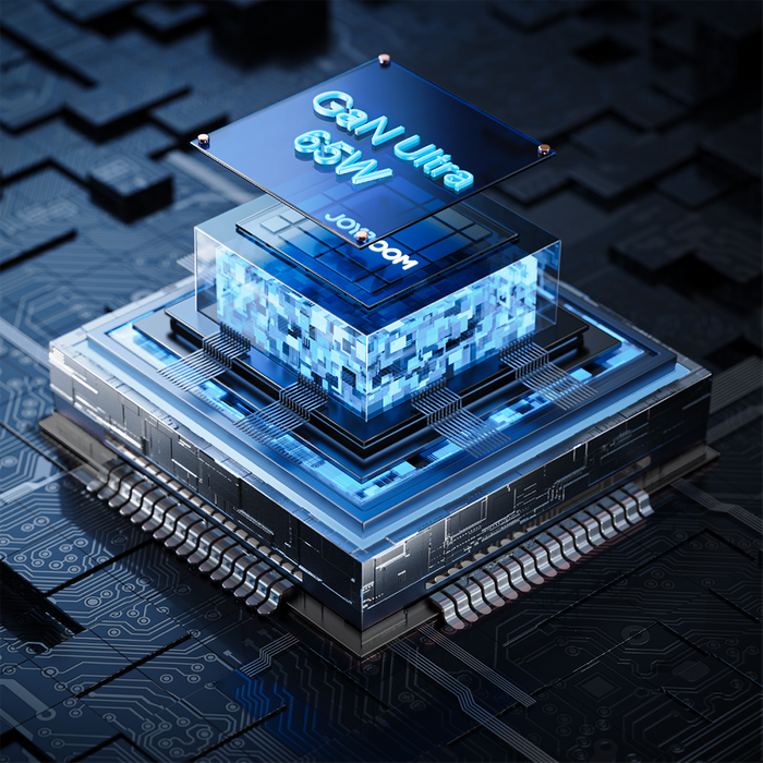 Joyroom szybka ładowarka GaN 65W USB, 2x USB C czarna + kabel USB C - USB C 100W 1.2m (TCG01)