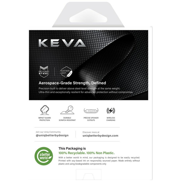 Etui UNIQ Keva Prime do AirPods Pro 3    gen czarny