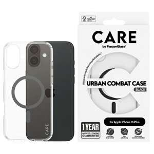 Etui CARE by PanzerGlass Flagship Case iPhone 16 Plus 6,7" czarny/black MagSafe 1347