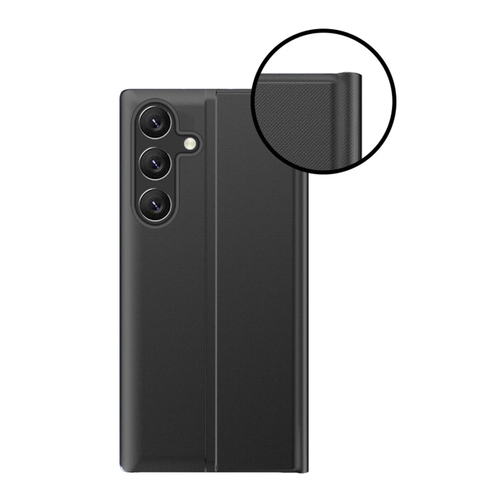 Etui New Sleep Case pokrowiec z klapką z funkcją podstawki na Samsung Galaxy A26 - czarne