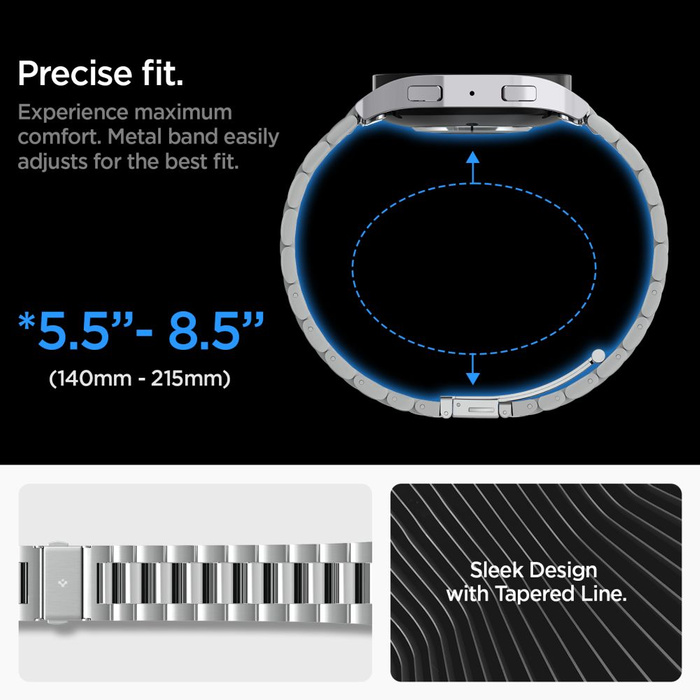 Pasek Spigen Modern Fit Band Samsung Galaxy Watch 6 (44 Mm) Silver
