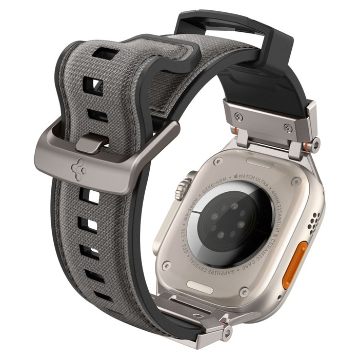 PASEK SPIGEN APPLE WATCH 6 / 7 / 8 / 9 / 10 / SE / ULTRA 1 / 2 (44 / 45 / 46 / 49 MM) DURAPRO ARMOR SZARY