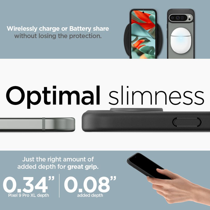 Etui SPIGEN ULTRA HYBRID GOOGLE PIXEL 9 PRO XL MATTE BLACK