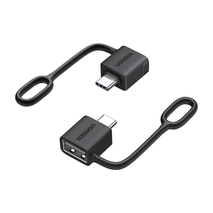 Adapter USB-C do USB-A Ugreen LS503, 2 sztuki (biały)