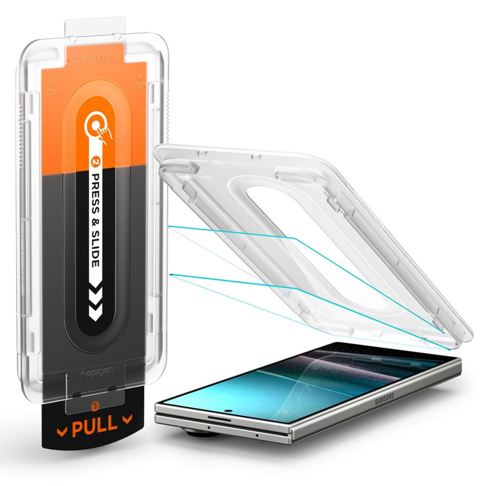 SZKŁO HARTOWANE SPIGEN SAMSUNG GALAXY Z FOLD 7 GLAS.TR ”EZ FIT PRO” HD 2-PACK CLEAR