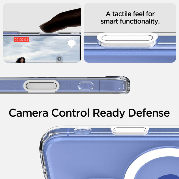 Etui SPIGEN ULTRA HYBRID ”T” MAG MAGSAFE IPHONE 16 WHITE