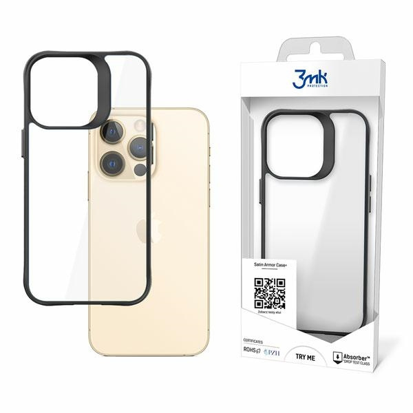 Etui 3MK Apple iPhone 13 Pro Max SatinArmor+ Case Military Grade Bezbarwny Case