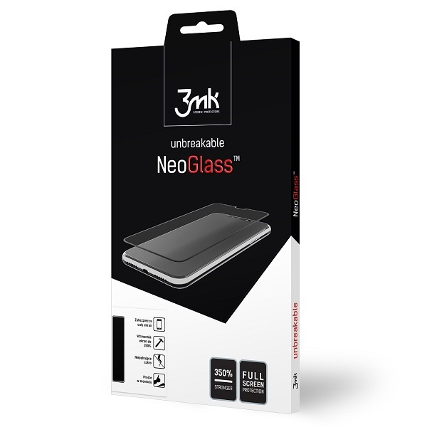 Szkło Hybrydowe 3MK NeoGlass do iPhone XR 11 czarny black
