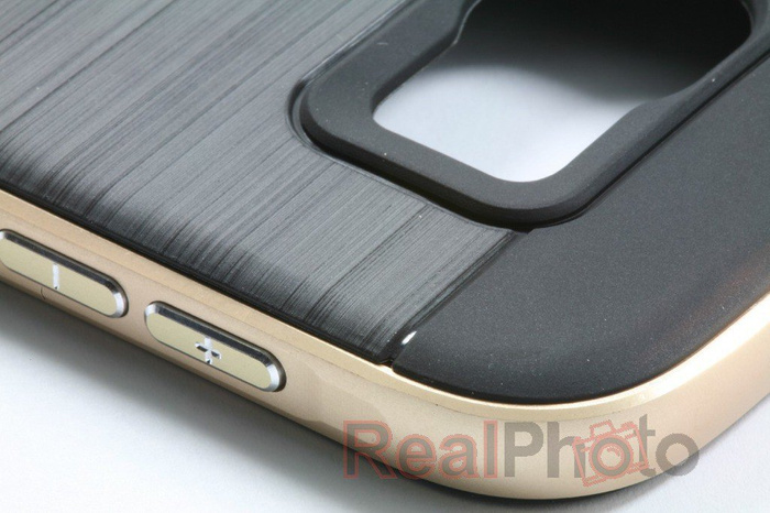 Etui Samsung Galaxy S6 VERUS Iron Shield Gold Jak Spigen SGP Pokrowiec